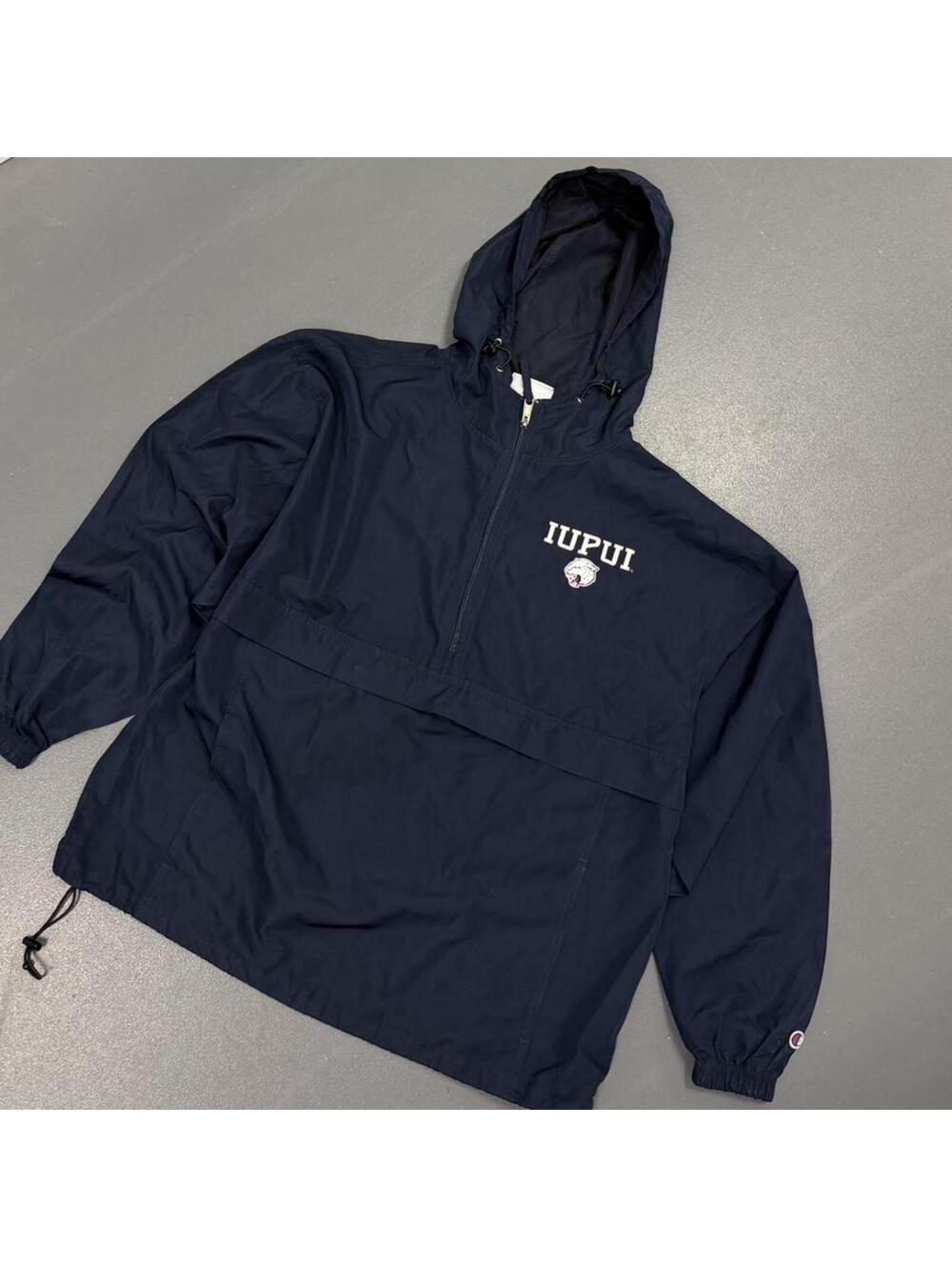 Champion Men's Navy and Blue Jacket